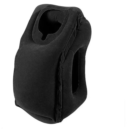 1pc Inflatable Air Cushion Travel Pillow Headrest Chin Support