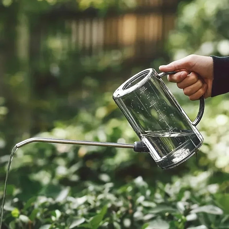 1L Long Spout Watering Can with Gardening Shovel Set Garden Irrigation