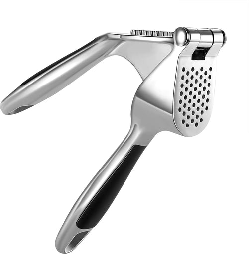 1PC Garlic Press Zinc Alloy Garlic Mincer Crusher with Ergonomic Soft