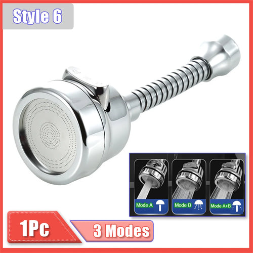 2/3 Modes Universal Kitchen Faucet Adapter 360 Rotation Faucet Filter