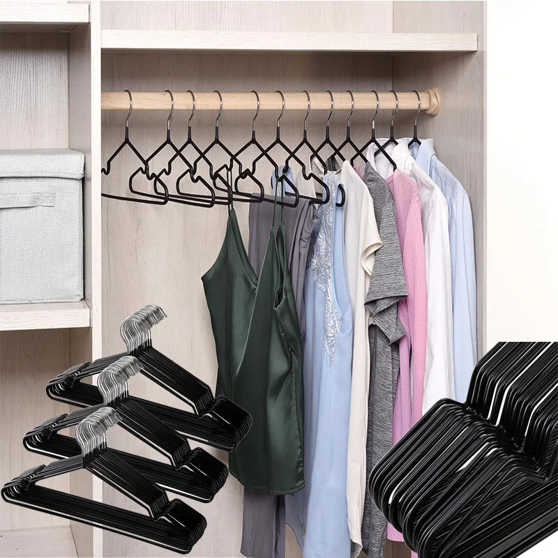 Non-Slip Coated Metal Suit Coat Hangers Heavy Duty Clothes Hangers