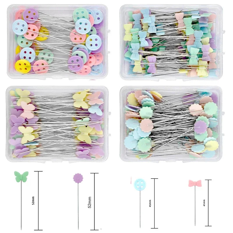 100PCS Clothing Manual Positioning Needle Pin Shaped Sewing