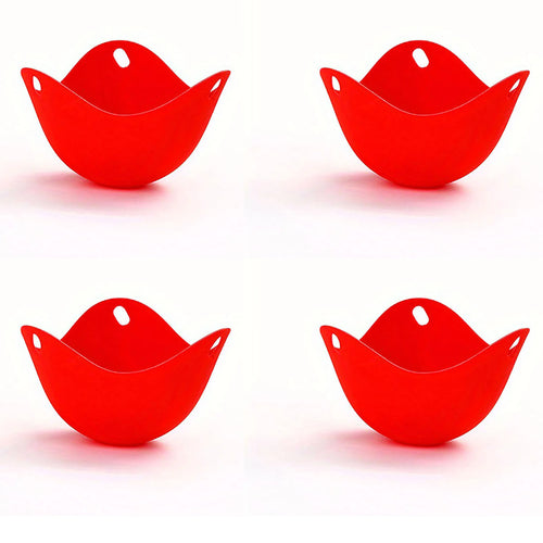 Silicone Egg Poacher Cups Egg Boiler Mold Cup for Microwave Air Fryer