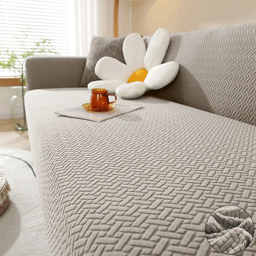 Jacquard Elastic Sofa Cover For Living Room Slipcovers Stretch Polar