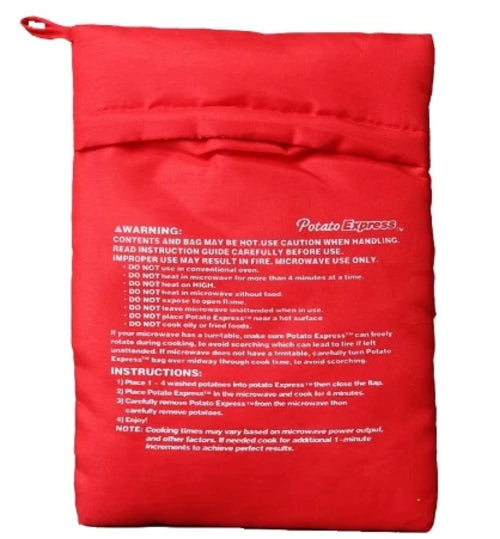 Microwave Potato Bag Reusable Express Microwave Potato Cooker Bag