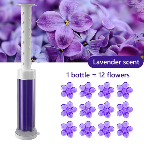 Toilet Cleaner Gel Remove Odors Leave Flower Aromatic Toilet Gel No
