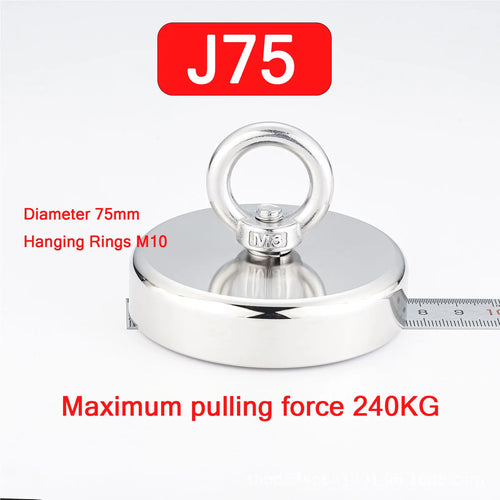 Super Strong Neodymium Fishing Magnet Hook N52 Heavy Duty Rare Earth
