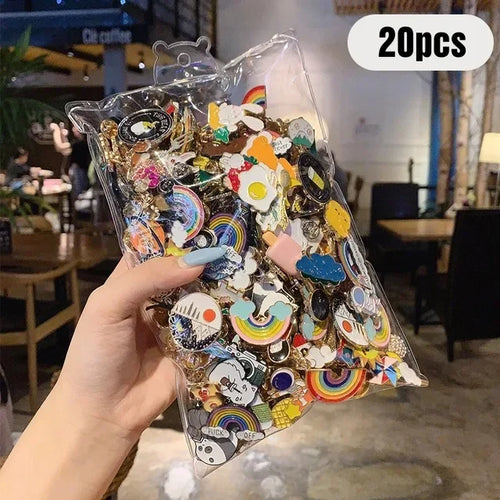 10-100Pcs Enamel Badges Pins Brooches Cute Cartoon Brooches for Child