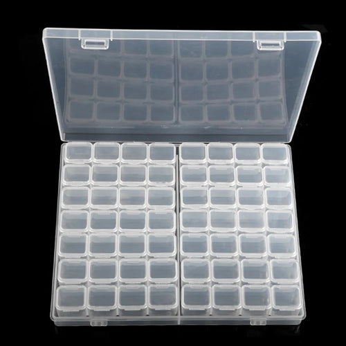 1pc 28/32/48/56/64 Slots Plastic Storage Box, DIY Diamond Painting