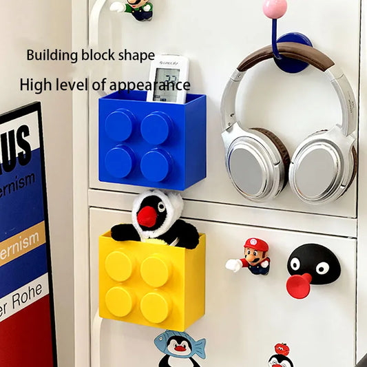 Magnetic wall-mounted narrow-edge kitchen straw, cling film storage