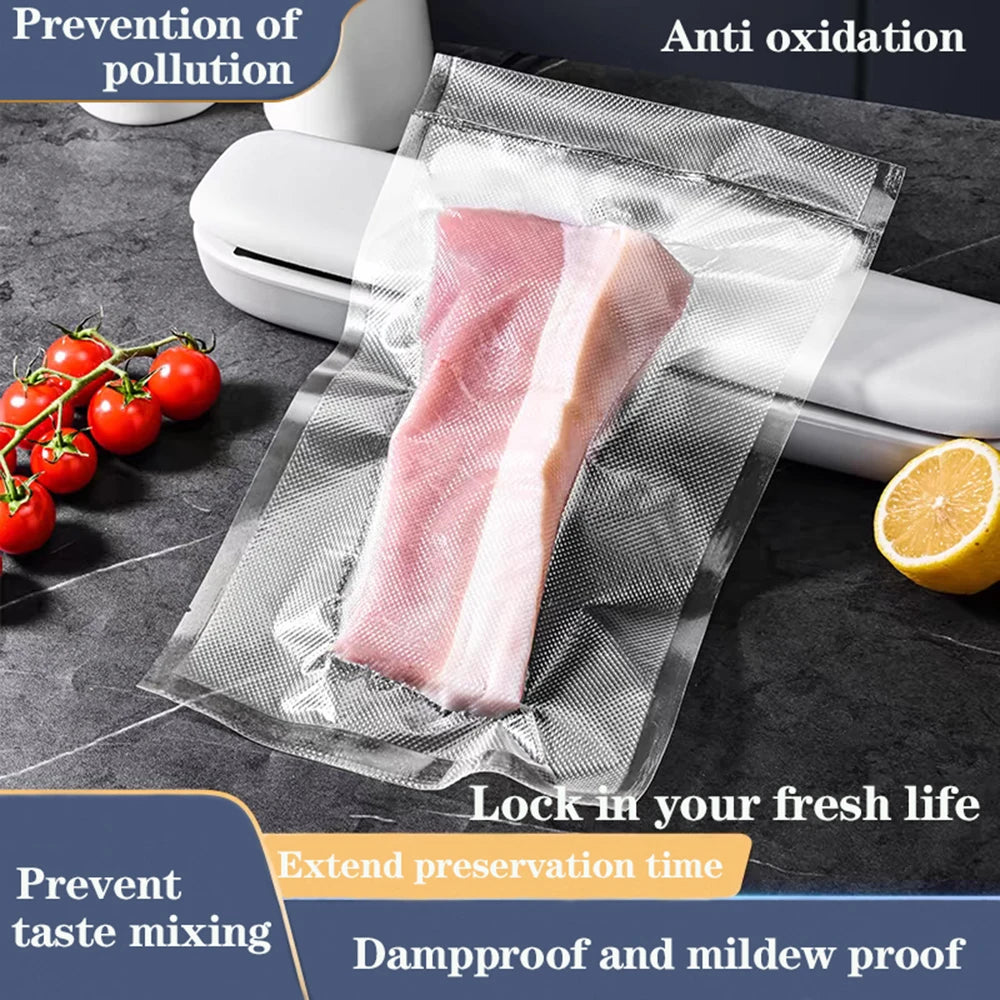 1 Rolls Vacuum Bags For Food, 500cm Per Roll,Reusable, BPA-free,Food
