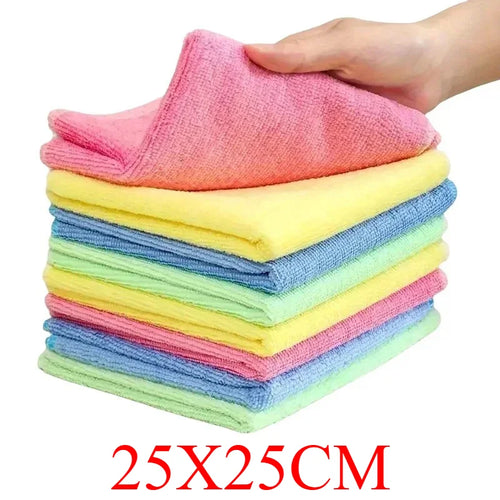 Premium Quality 3/5/10/20-Pack Cleaning Cloths - Soft Microfiber