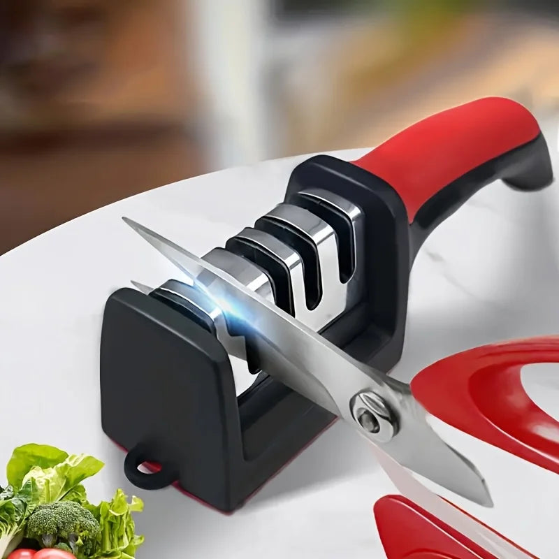 Multifunctional Sharpening Stone Knife Sharpener Kitchen Knife Open