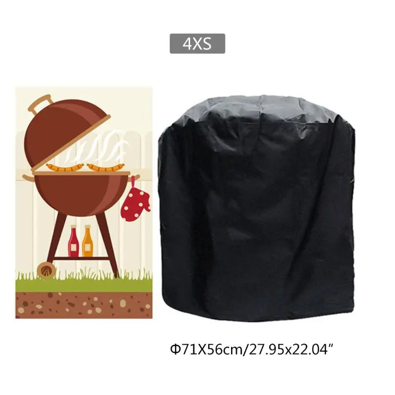 Large Size Barbecue Grill Cover, Dustproof And Waterproof Weber Heavy
