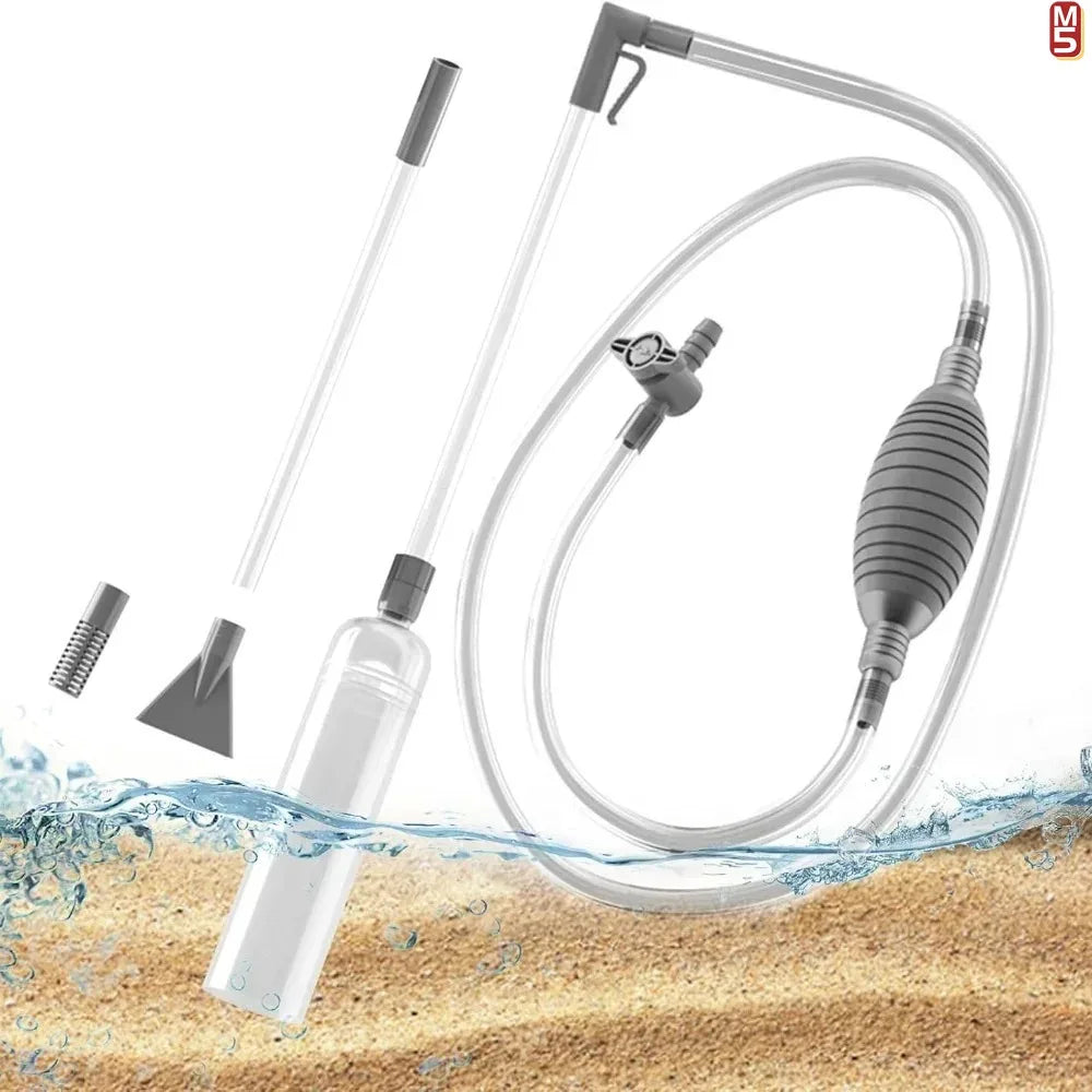 Aquarium Siphon Vacuum Cleaner Tool Set for Large Fish Tank