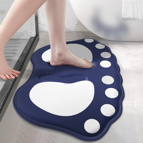 Bath mat anti slip bathroom mat claw pattern bathroom carpet absorbent
