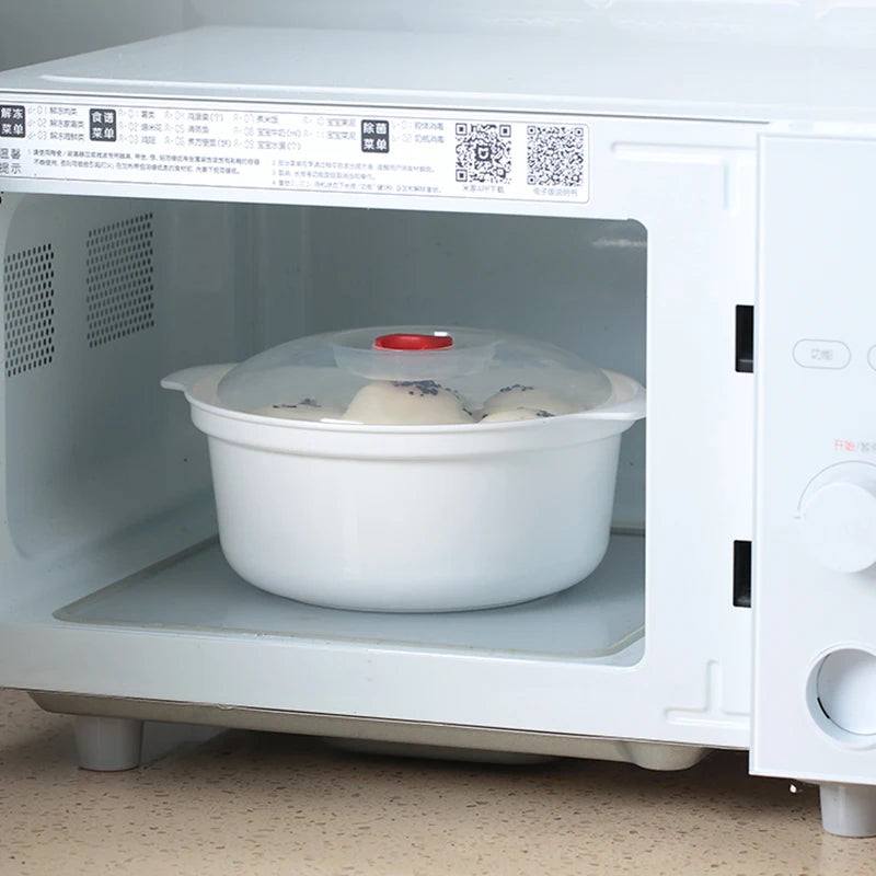 GIANXI Microwave Oven Special Box Heated Soup Pot Rice Steamed Hot