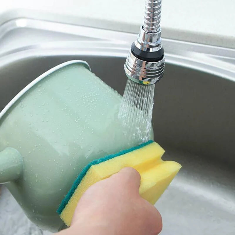 360° Adjustment Kitchen Faucet Extender Dual Mode Water Saving