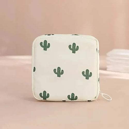 Women Sanitary Napkin Tampon Storage Bag Portable Waterproof Organizer