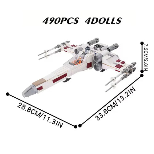 2025 New MOC Cosmic X Spaceship Model Building Blocks Ornament for