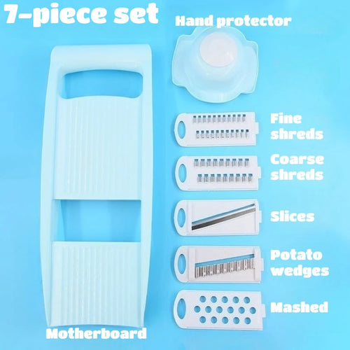 5 in1 Vegetable Fruit Slicer Multifunctional Manual Food Grater Cutter