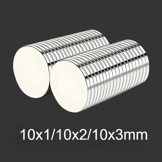 10x1/10x2/10x3mm-20/50/100pcs circular refrigerator magnets widely