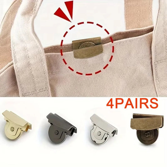 4pairs bag snap accessories magnetic buckle bag snap hidden button