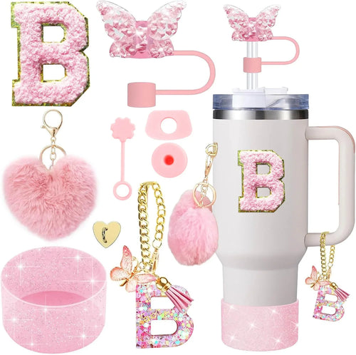 9PCS Cup Accessory Set for Stanley 30oz 40oz Butterfly Straw Cover Cap