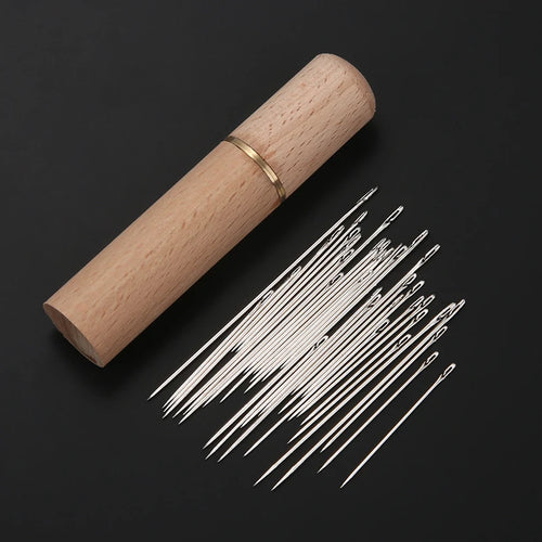 30Pcs Side Hole Blind Sewing Needles Stainless Steel Elderly Self