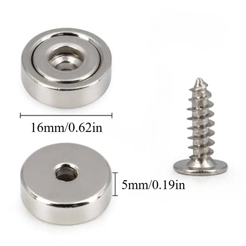 A25/A32/A20/A16 circular magnets, countersunk hole , widely used in