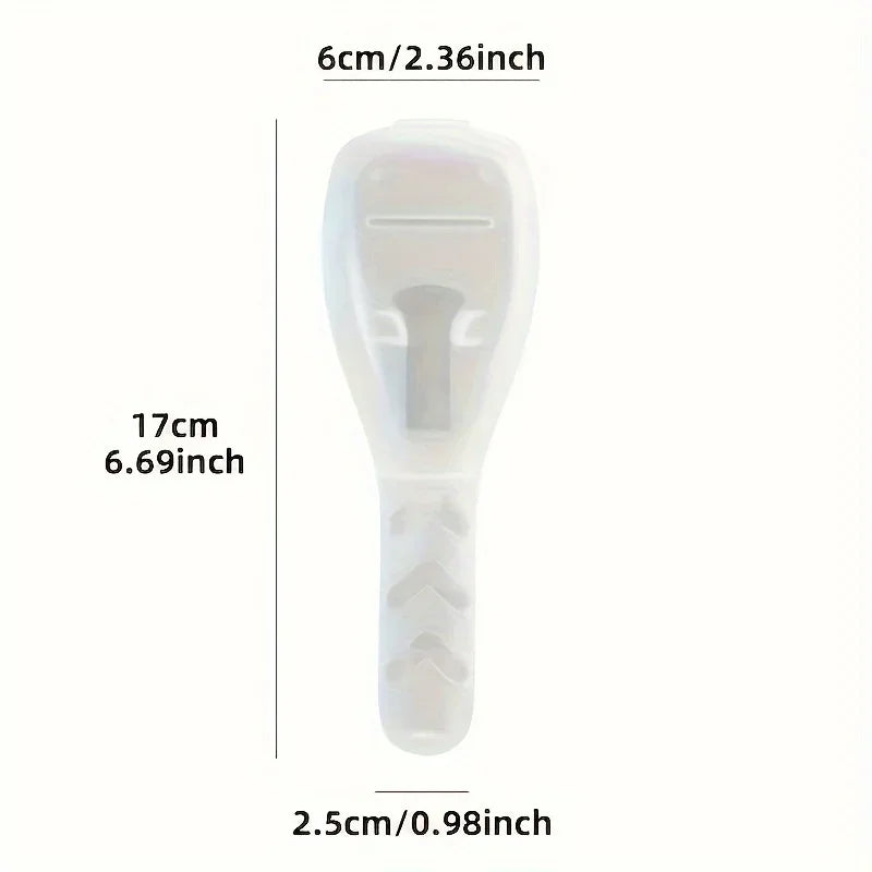 1Pc Transparent Razor Case, Shaver Storage Box, Safety Travel Portable