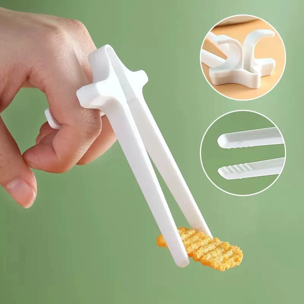 1PC Lazy Fingers Chopsticks Play Games Eat Snacks Clip Brush Video