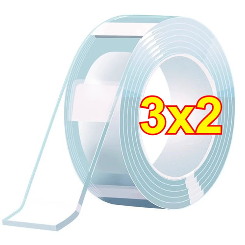 Nano Tape Double Sided Tape Transparent Reusable Waterproof Adhesive