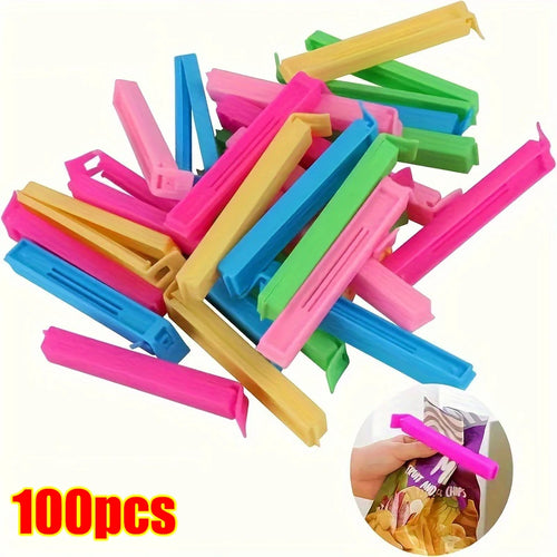 5-100PCS Food Snack Bag Sealing Plastic Clips For Packages Kitchen