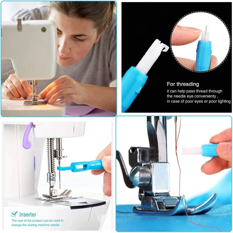 Sewing Machine Needle Inserter Threader Stitch Insertion Tool
