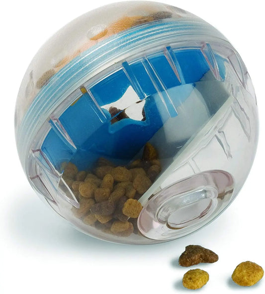 IQ Treat Ball Dog Treat Dispenser Toy Ball Interactive Dog Toy - 4"