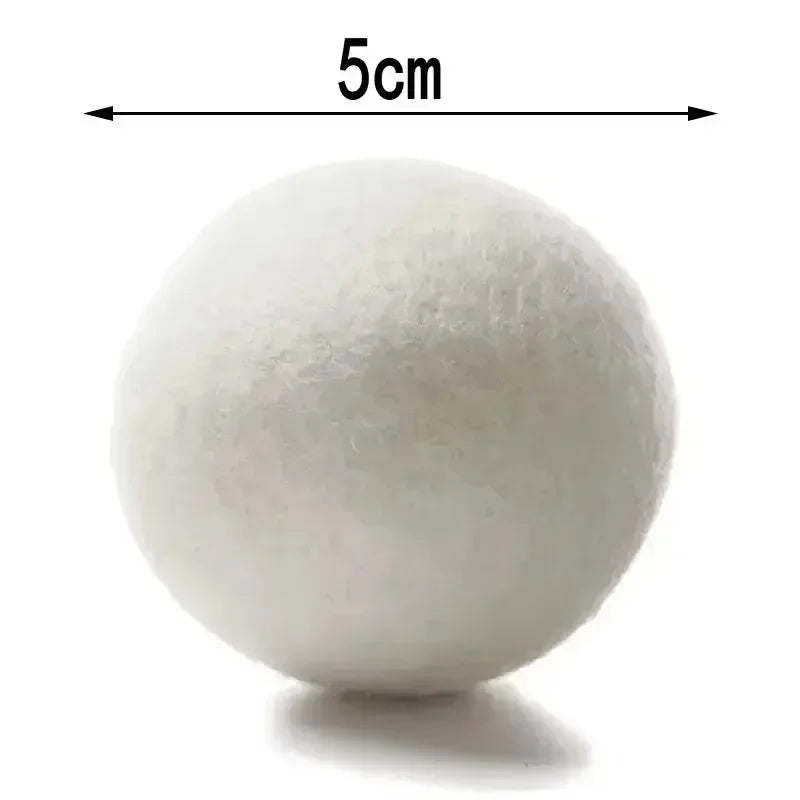 Wool Dryer Balls Reusable Natural Fabric Softener Laundry Washing