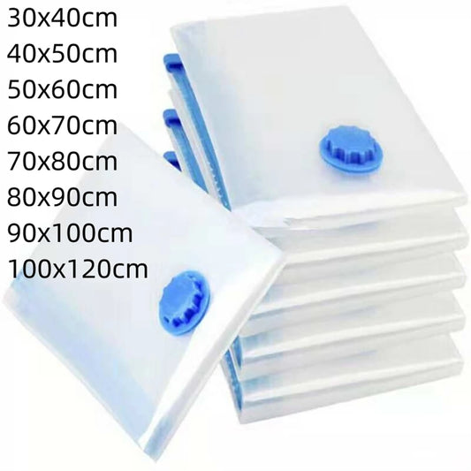 Vacuum Storage Bags With Valve Folding Compressed Space Saving Clothes