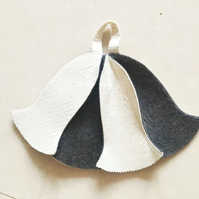 1/2/4PCS Felt Head Protection Bath Anti Heat Free Size Russian Style