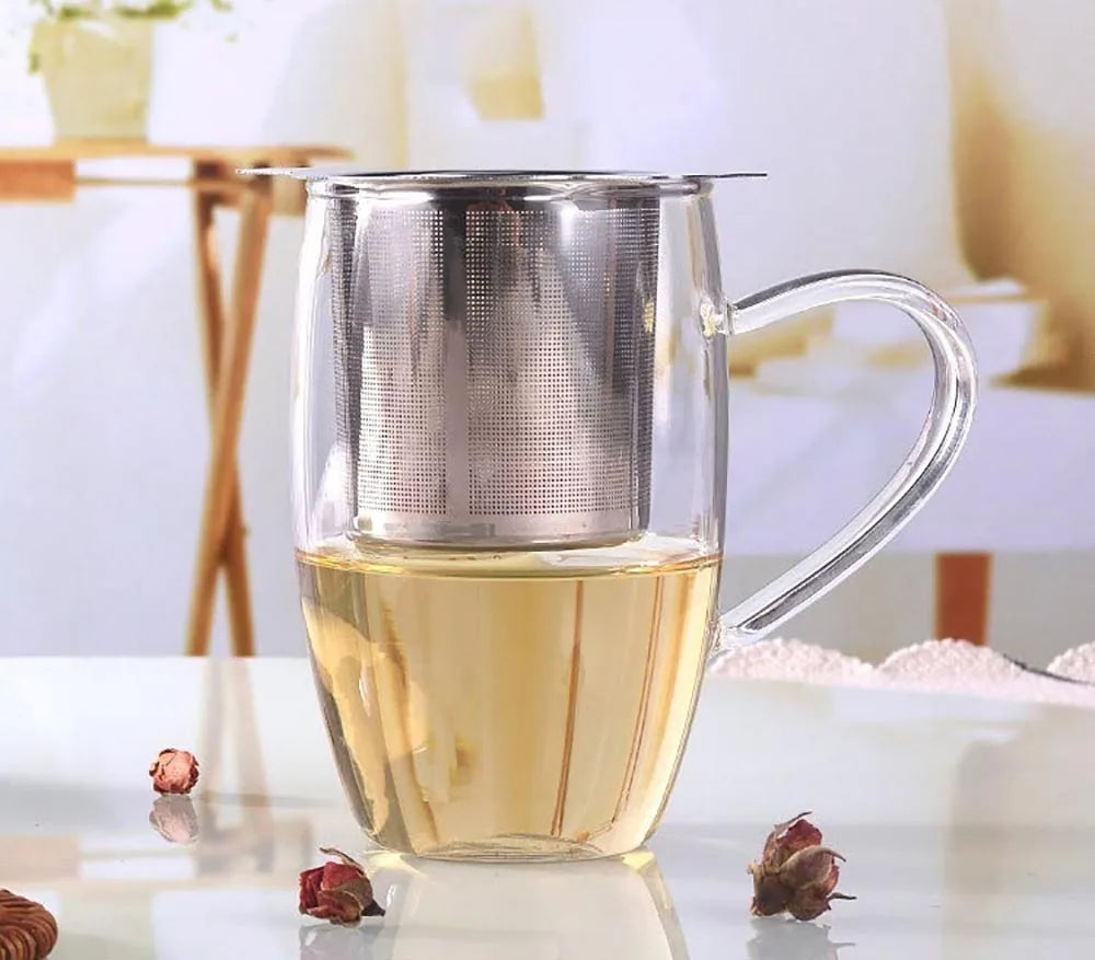 High Quality With Cover Tea Infuser Stainless Steel Coffee Tea