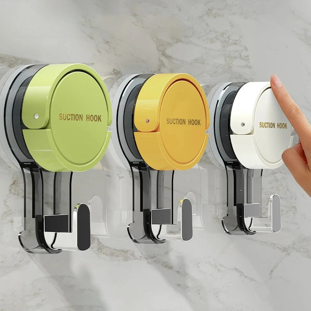 Strong Vacuum Suction Hooks Traceless No-Drilling Adhesive for Home
