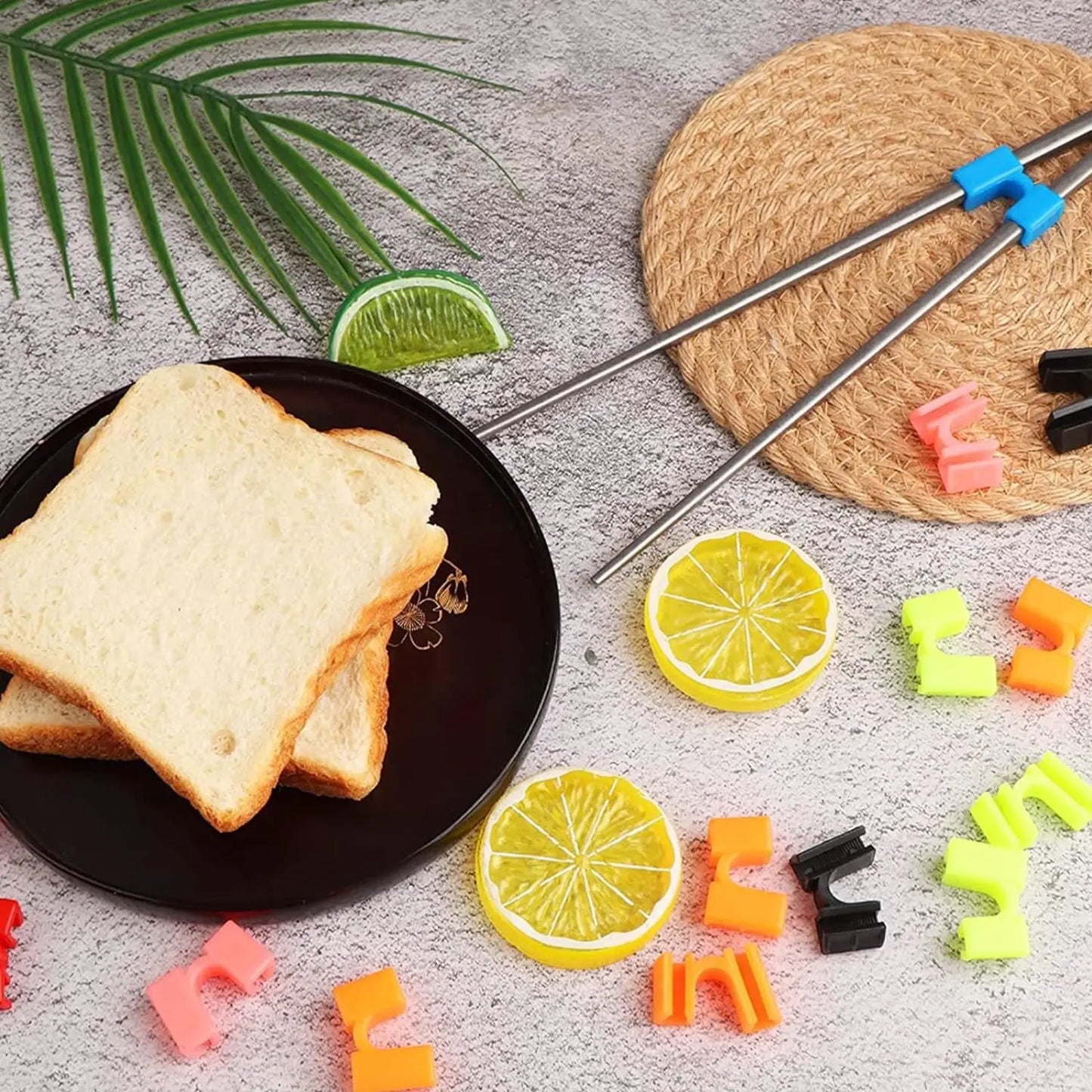 5 PCS Reusable Chopsticks Helpers Training Chopstick Hinges Connector