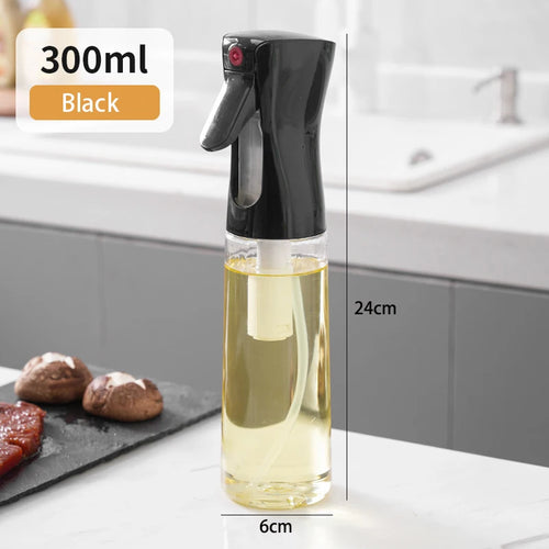 200/300/500ml Oil Spray Bottle Kitchen Baking Olive Oil Dispenser