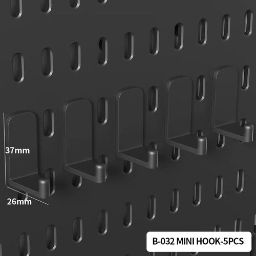 No-Drill Gaming Room Pegboard, Wall Organizer for Controller,