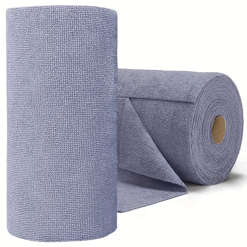 20 Sheets/Roll Microfiber Dishcloth – Multi-Functional Double-Sided