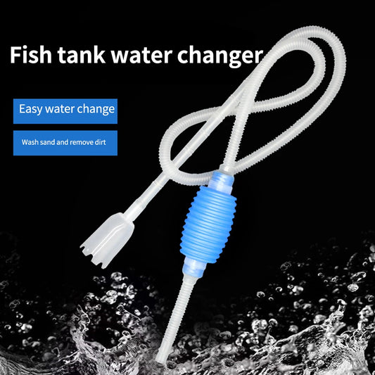 Aquarium Siphon Fish Tank Syphon Vacuum Gravel Water Filter Cleaner