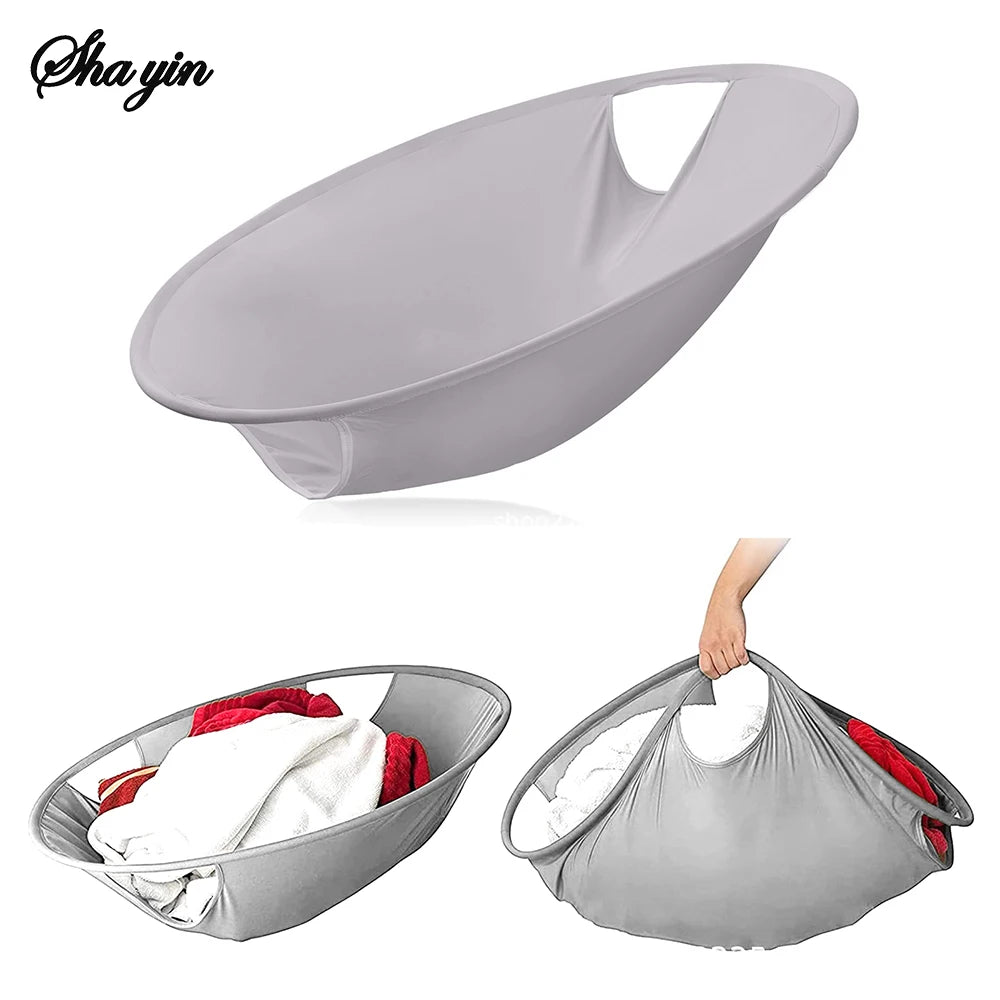 Portable Foldable Dirty Clothes Basket Storage Basket Laundry Hamper