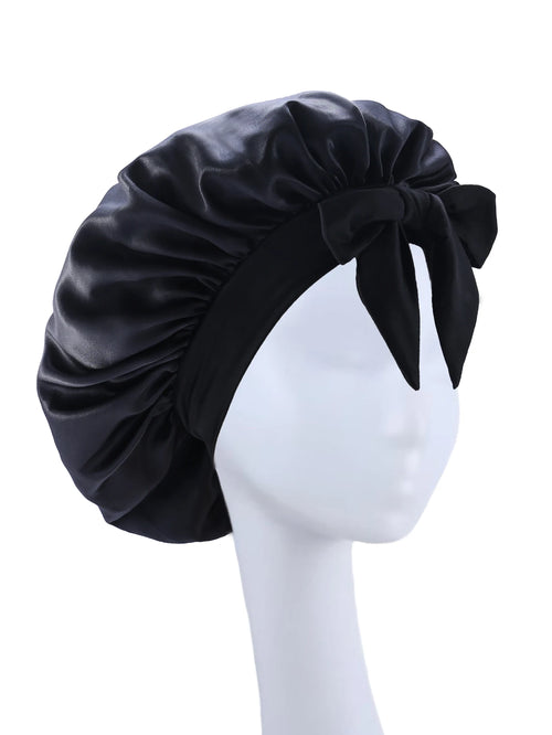 New Silky Bonnet For Sleeping Women Satin Bonnet Hair Bonnet Night