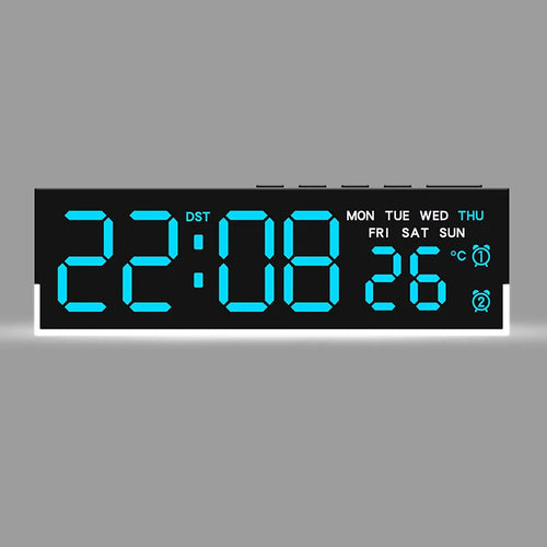 USB Powered Digital Alarm Clock with White Mood Light TEMP Week 2