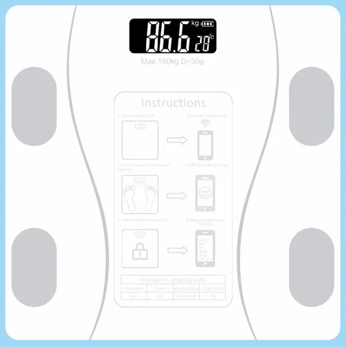 Digital Body Weight Scale Smart Wireless Fat Scale Bathroom Weight
